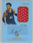 SADDIQ BEY 2024 KEEPSAKE MULTI-SPORT SIGNED AUTO AUTOGRAPH GEMSTONE PATCH 52/99