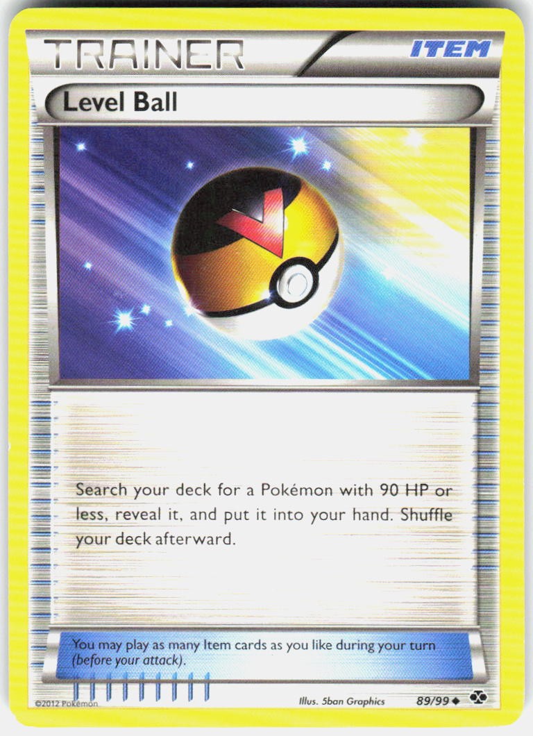 Level Ball 89/99 Uncommon Next Destinies Pokemon Heavily Played