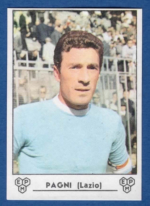 FIGURINA CALCIATORI PANINI 1964/65 - RECUPERO - PAGNI - LAZIO