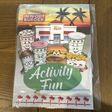 In N Out Burger Coloring Book New Activity Fun Kids Adult Crayon 🔥 🔥 