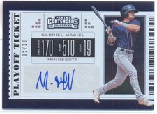 2019 Panini Contenders Draft Picks Autograph RC Gabriel Maciel Diamond #05/18