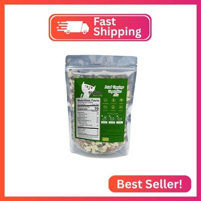 Freeze-Dried Tofu Veggie Ramen Topping, High-Protein Natural White Mushroom Umam