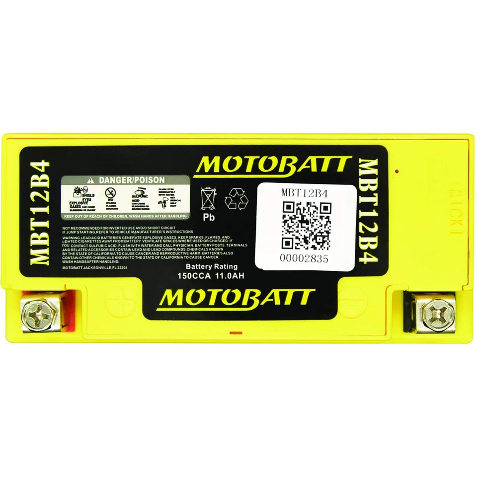 Motobatt 电池适用于杜卡迪 GT1000 Touring Sport 1100S 1000cc 2009 — 第 4/4 张图片