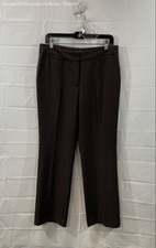 Talbots Women's Brown Heritage Fit Straight Leg Trousers Pants NWT Sz 10P