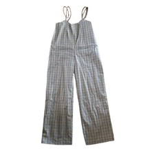 NWT Fanfare Label Plaid Pantsuit Size 8 Straight Leg Pants