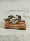 Vintage Pewter Rearing Horses Figurine — photo 5
