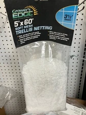 Growers Edge Trellis Netting 5'x60' with 3.5 squares