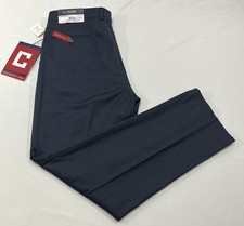 NWT CHAPS Pants 36x32 Navy Performance Series Suit Separates Stretch No Wrinkle