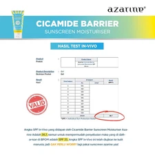 Sunscreen Moisturizer SPF35 PA+++ Sunscreen Gel Azarine Cicamide Barrier