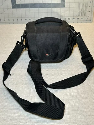 Lowepro Edit 110 Small Black Padded Camera/Camcorder Bag w/ Shoulder Strap - Image 1 of 4