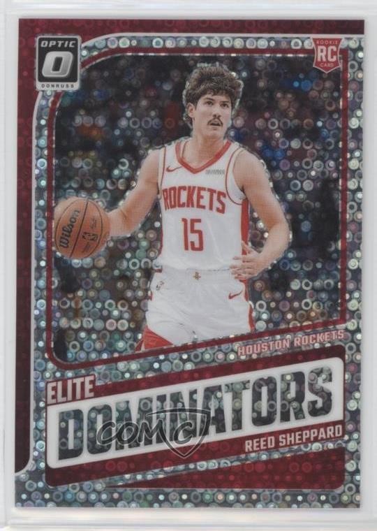 2024 Donruss Optic Elite Dominators Fast Break Holo Prizm Reed Sheppard #5 1q3f