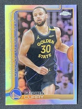 Stephen Curry 2025-26 Topps Chrome Refractor Base #201 -LK4