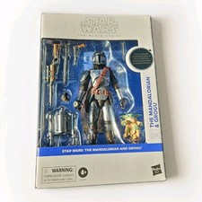 Star Wars Black Series  01 Mandalorian And Grogu Deluxe First Edition White Box