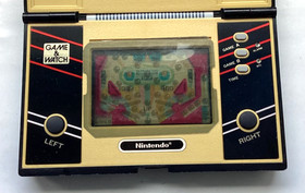 Vintage 1983 GAME & WATCH - PINBALL PB-59 - LCD Game (Very Good Condition)