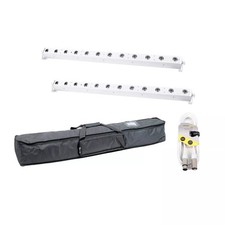 LEDJ 12Q5 RGBW Batten White x2 with Bag Bundle