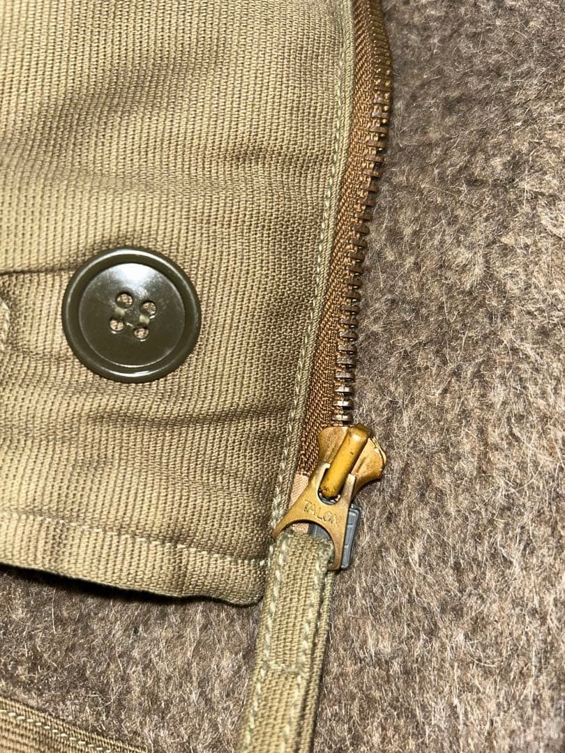 Buzz Ricksons N-1 Deck Jacket Olive Excellent Use… - image 7