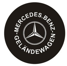 30" 31" Black HD Vinyl Spare Tire Cover For Mercedes-Benz G Class W460-W461-W463