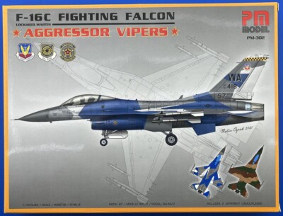 PM Model 172 F-16C Fighting Falcon Aggressor Vipers USAF Air Force Model Kit