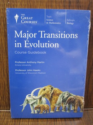 THE GREAT COURSES 4 DVD + Guidebook Major Transitions In Evolution NEW SEALED