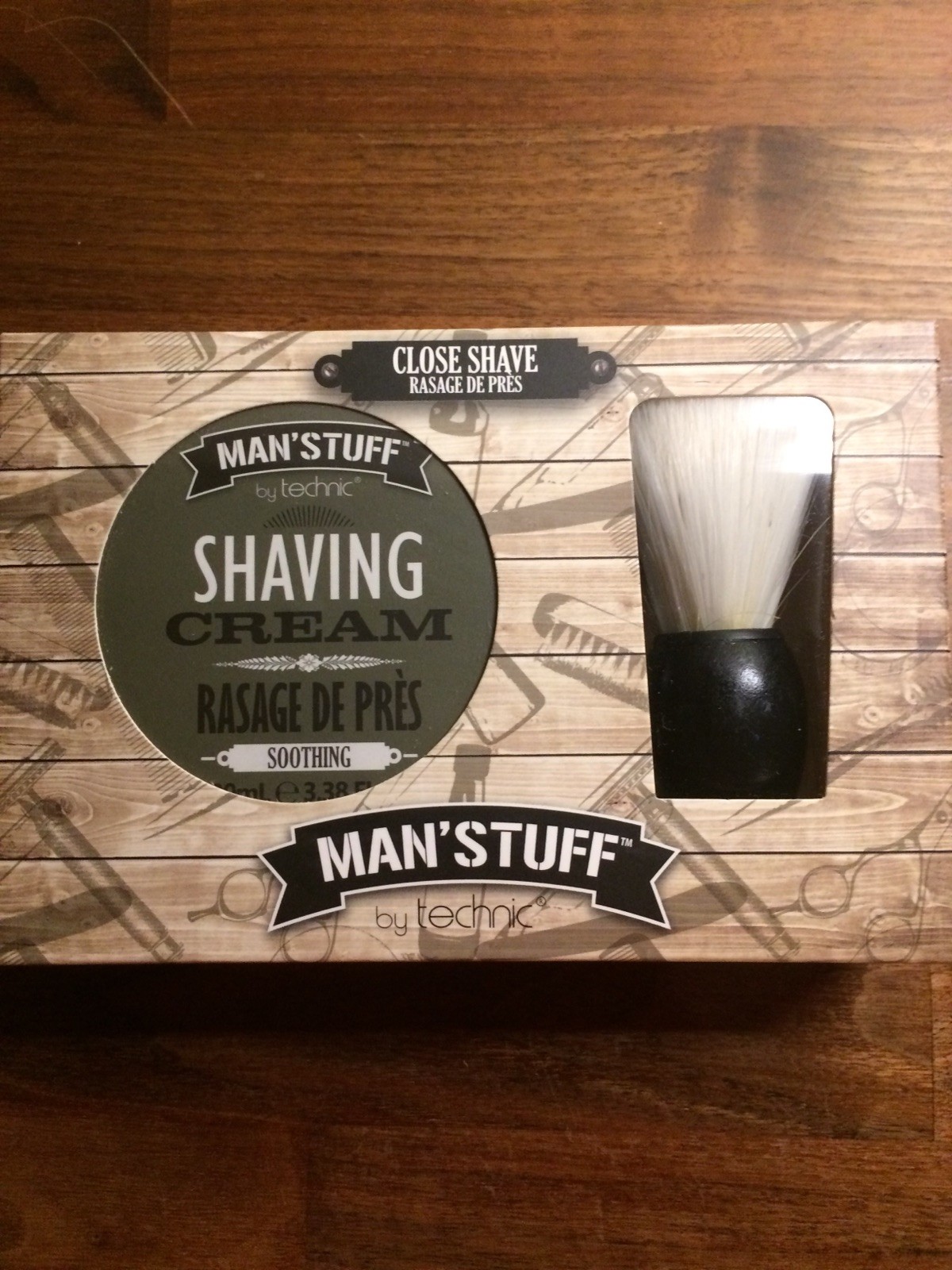 MENS GIFT SET SHAVING BRUSH CREAM TECHNIC MAN’STUFF BRYLCREEM HAIR