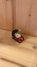 Babyschaf Noir Sculpté Sur Luge Hauteur Environ 3cm Neuf Sculpté Figurine Bois