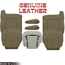 1999 2000 2001 2002 Chevy Silverado 1500 2500 Lt Ls Z71 Leather Seat Cover Tan
