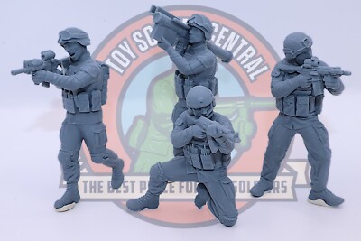Ukrainian Toy Soldiers - Modern Defender Army Men - 54mm - 1:32
