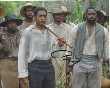 CHIWETEL OJIOFOR HAND SIGNED '12 YEARS A SLAVE' SOLOMON NORTHUP 8X10 PHOTO COA