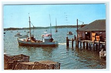 1973 Barche da pesca Boothbay Harbor ME, Maine inizio