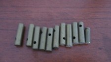 Lot of 10 BRASS CYLINDER 1 gram 9 and 0.5 1 Lot 200