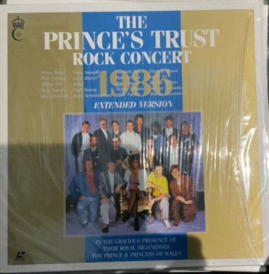 The Prince's Trust Rock Concert 1986 RARE JAPAN Laser Disc GEORGE