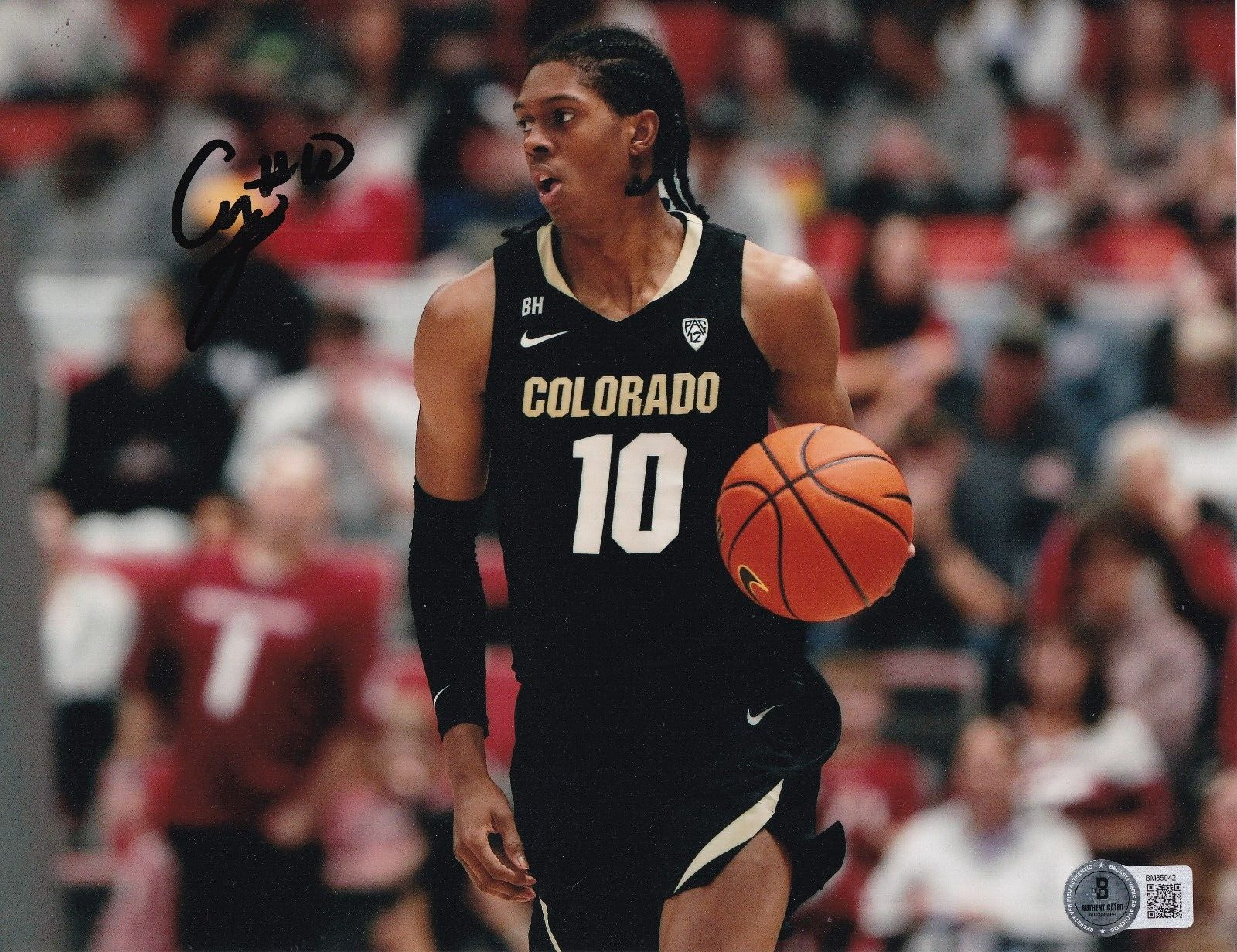 CODY WILLIAMS signed (COLORADO BUFFALOES) Basketball 8X10 photo BECKETT BM85042 