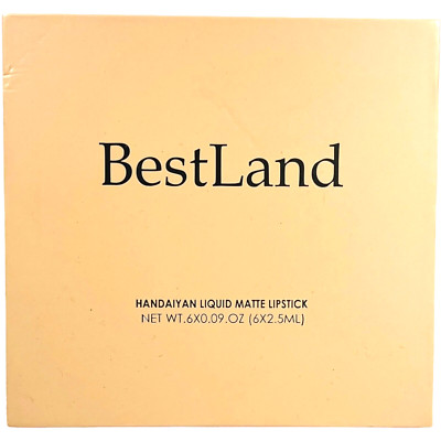 BestLand Handaiyan Liquid Matte Lipstick - 6 Pack Set - Exp 10/26