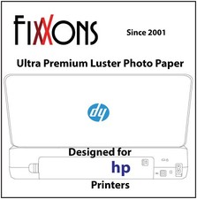 Ultra Premium Luster Inkjet Photo Paper for Hp 8.5" x 11" 50 Sheets 