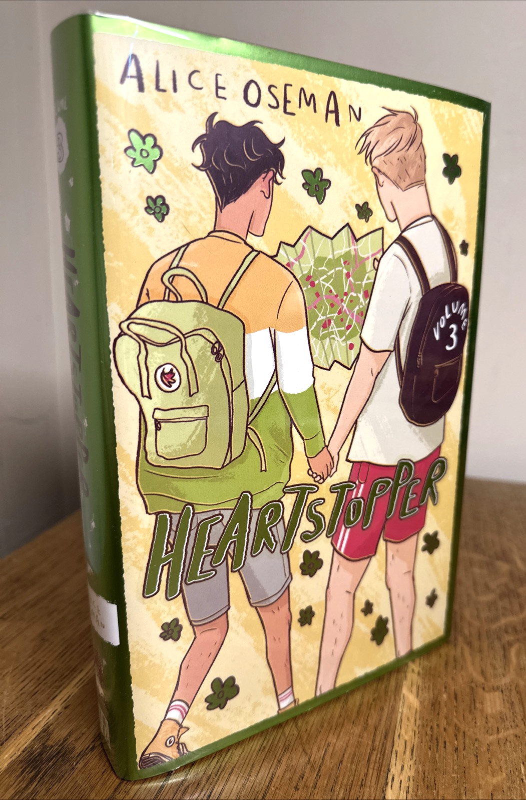 Heartstopper Vol 3 by Alice Oseman SIGNED UK Fairyloot Exclusive HB - Misprints