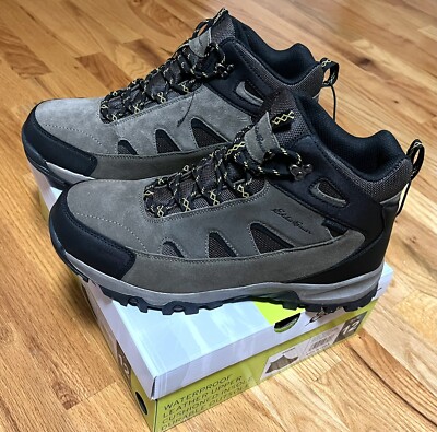 Eddie Bauer Mens Hiking Boot Brighton Size 12 Waterproof Leather s-l400.jpg main image 2