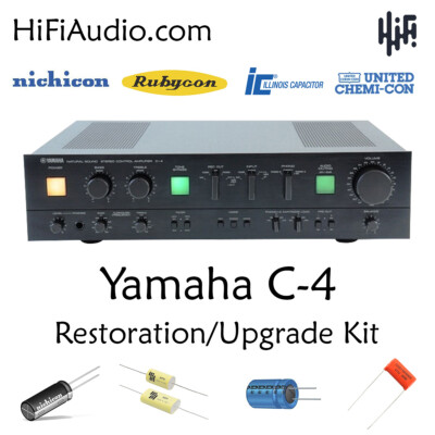 Yamaha C4 preamp restoration recap upgrade kit repair capacitor