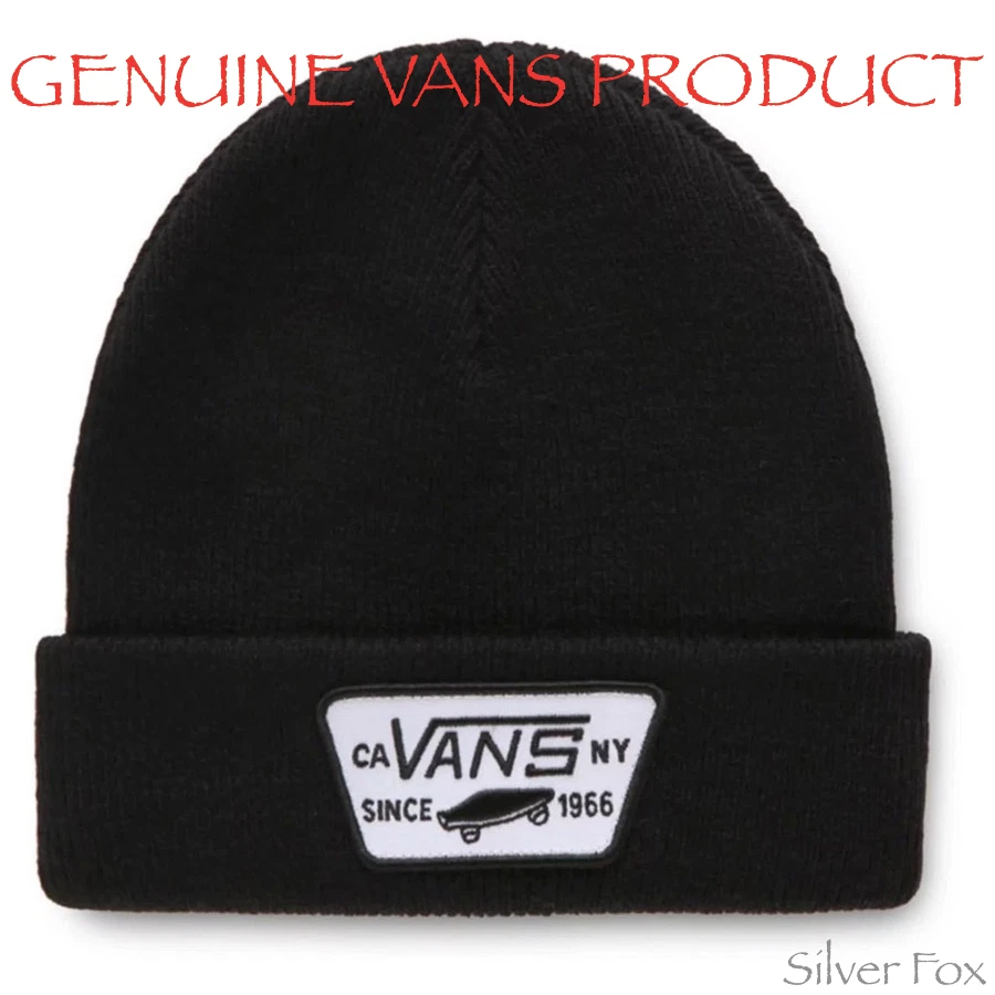 VANS MILFORD BLACK BEANIE WINTER KNITTED SKI CAP HAT BRAND NEW WITH TAGS
Opens in a new window or ta