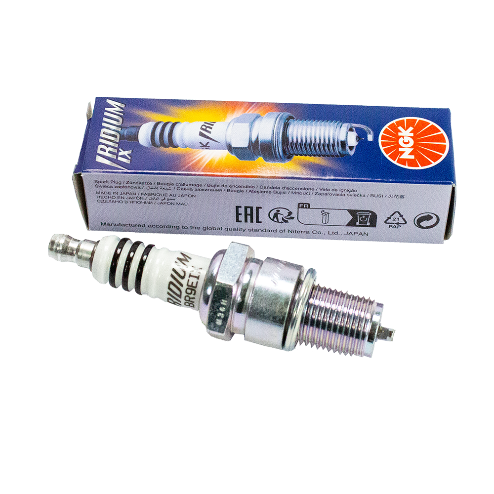 Candela NGK BR9EIX Per Moto Aprilia, BMW, Beta E Altri Modelli - Ricambio Originale OEM