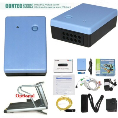 CONTEC Wireless Stress ECG EKG PC System,Analysis Software 12 Leads CONTEC8000S