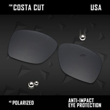 Anti Scratch Polarized Replacement Lenses for-Costa Del Mar Cut-Option