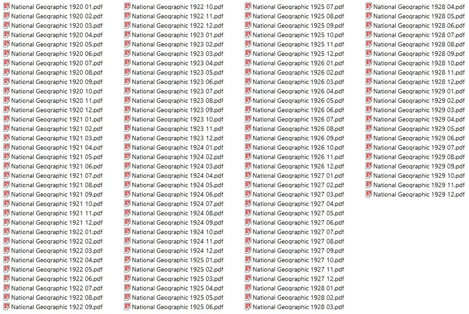 NATIONAL GEOGRAPHIC 1920S 120 Unique Issue Collection On USB Flash Drive - Image 3 of 4