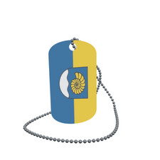 Dog Tag Flag Sleeves Dog Tag Aluminium 30 x 50mm
