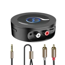 Bluetooth 5.2 Receiver for Home Stereo, AUX Bluetooth Adapter for Stereo 