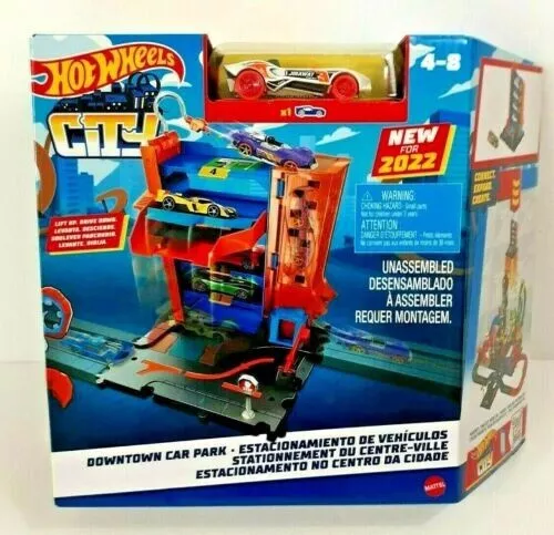 Hot Wheels City Downtown Car Park Playset