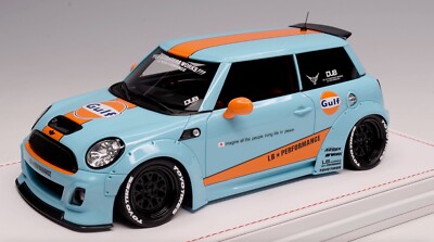 Gulf LIBERTY WALK ミニカー 1/18 IVY Models Mini Cooper LB Performance Liberty walk Gulf