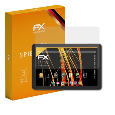 atFoliX 2x Displayfolie für Archos Core 101 3G Ultra Schutzfolie matt&stoßfest