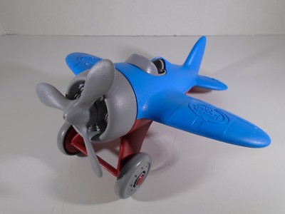 green toys airplane blue