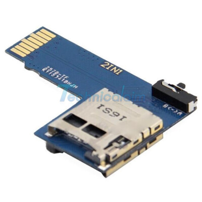 Raspberry Pi Dual TF Card Adapter Micro SD Card 2 in 1 Dual System Switcher