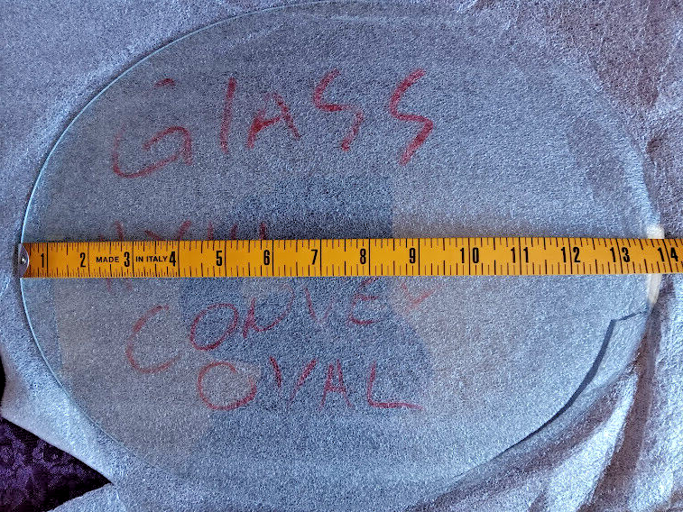 Vintage Replacement Oval Convex/Bubble Glass 11X14 Inches eBay